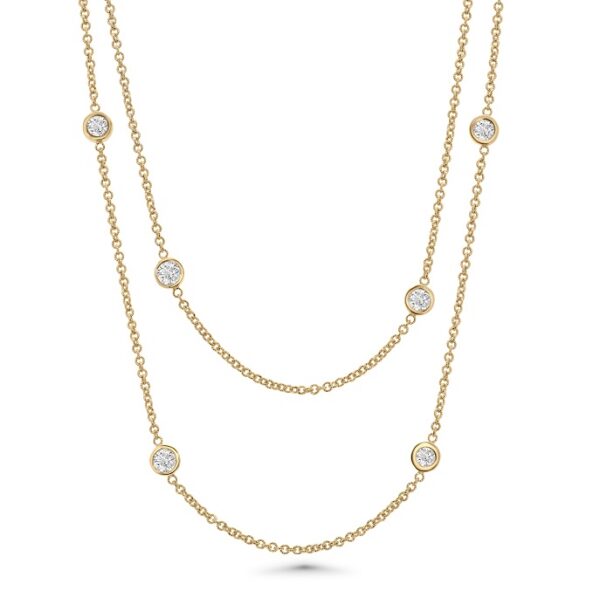 Diamond by the yard Neklace - Image 2