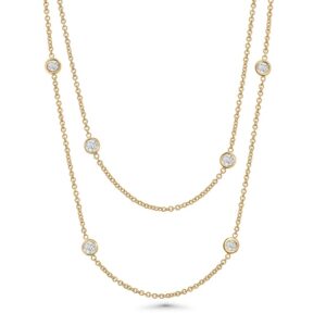 Diamond by the yard Neklace