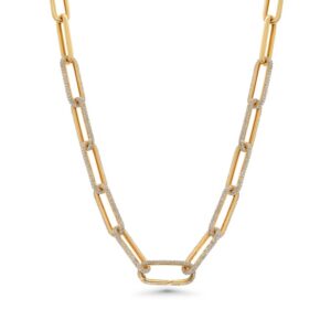 Paper clip necklace